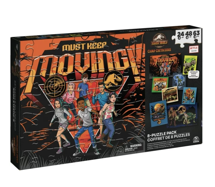 8-Pack Jurassic World Camp Cretaceous Kid's Puzzles $3.17 + Free S&H w/ Walmart+ or $35+