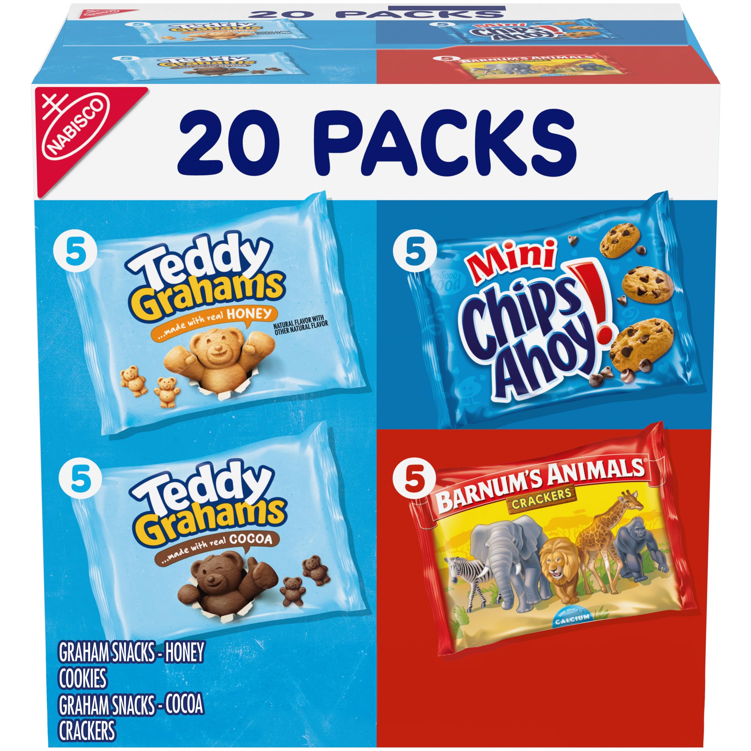 20-Pack Nabisco Fun Shapes Variety Pack $6.23 w/ S&S + Free Shipping w/ Prime or on $35+