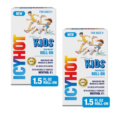 1.5-Ounce Icy Hot No-Mess Pain Relief Roll-On Liquid for Kids 2 for $8.10 ($4.05 Each) w/ S&S + Free Shipping w/ Prime or on $35+