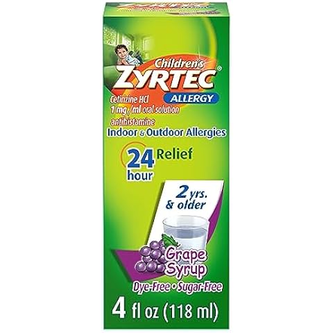 4-Ounce Zyrtec Children's Allergy Relief Syrup $6.72 w/ S&S, 12-Count Zyrtec Allergy Relief Liquid Gel Capsules $10.23 w/ S&S + Free Shipping w/ Prime or on $35+
