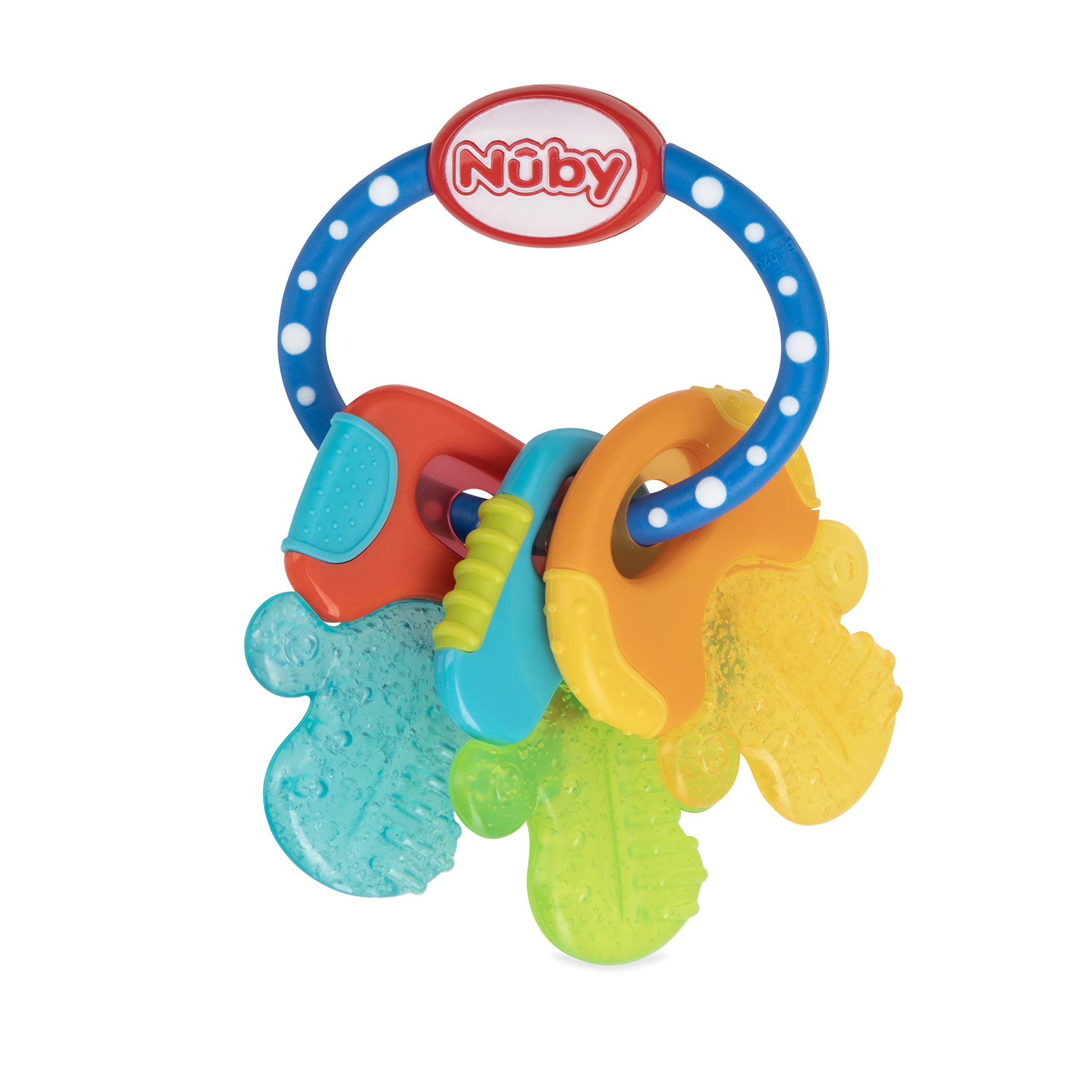 Nuby IcyBite Multicolor Keys Textured and Soothing Teether $3.48, The World of Eric Carle: The Very Hungry Caterpillar Teether $4.98 + Free Shipping w/ Prime or on $35+