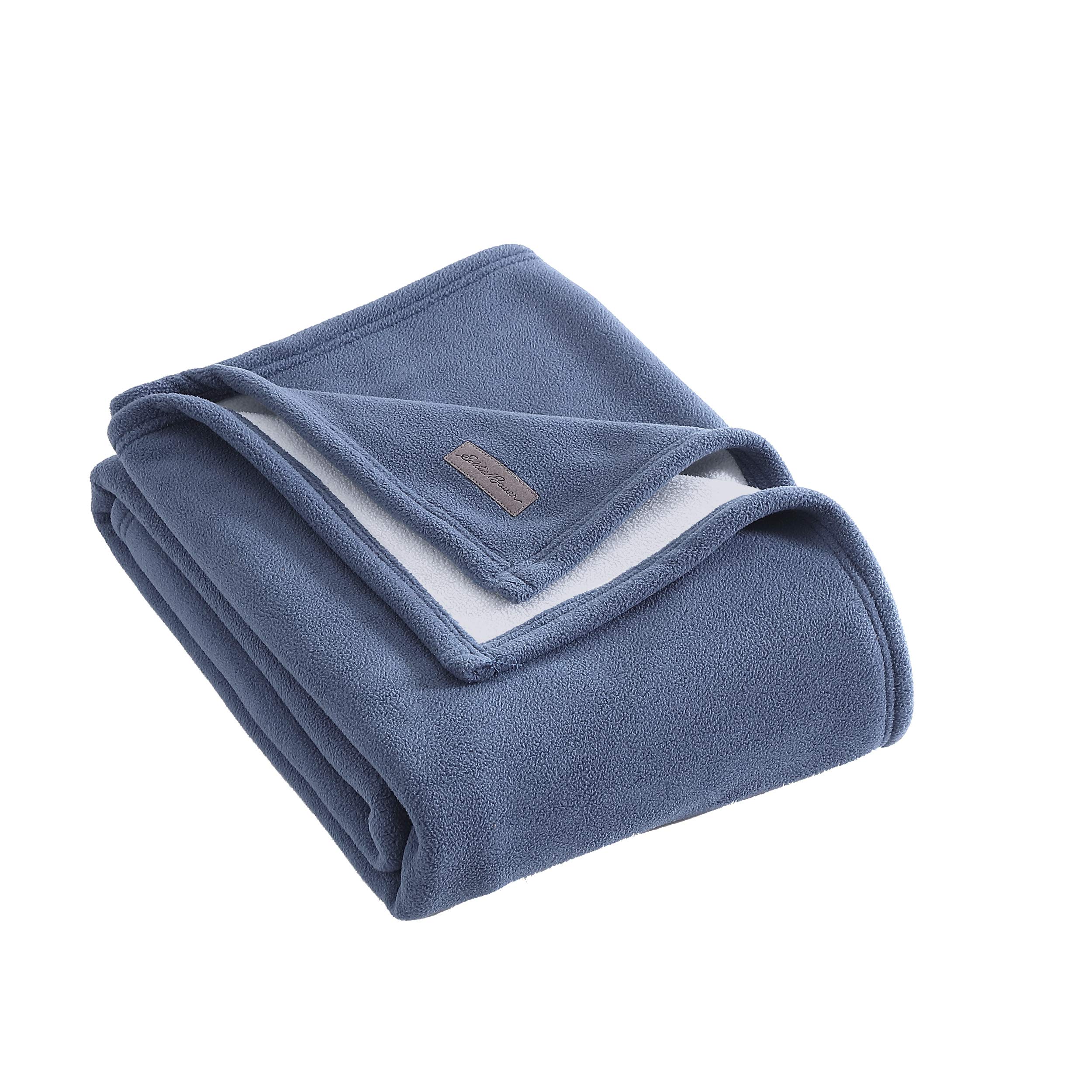 60"x50" Eddie Bauer Ultra-Plush Collection Throw Blanket (Blue/Light Grey) $11.80 + Free Shipping w/ Prime or on $35+