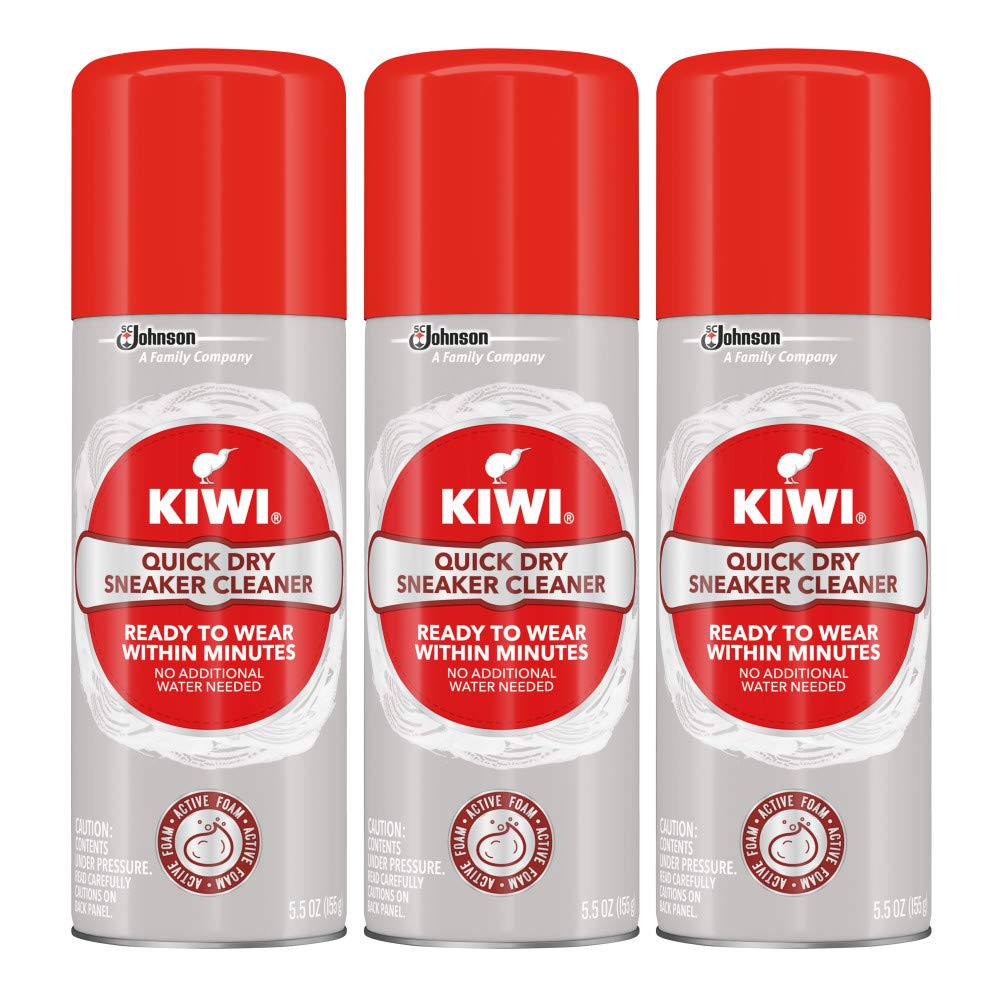 3-Pack 5.5-Ounce Kiwi Quick Dry Shoe Cleaner $7.11 + Free Shipping w/ Prime or on $35+