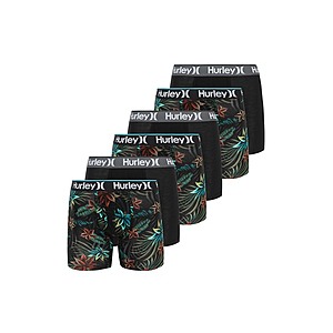 6-Pack Hurley Men's Boxer Briefs: Regrind $18, One & Only Graphic