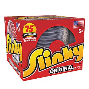 The Original Slinky Walking Spring Toy 2 for $  5.38 ($  2.69 Each) + Free Shipping w/ Prime or on $  35+