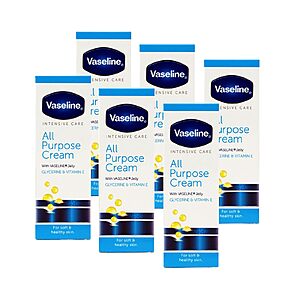6-Pack 1.41-Ounce Vaseline Intensive Care All Purpose Cream $  4.65 ($  0.77 each) w/ S&S + Free Shipping w/ Prime or on $  25+