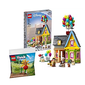LEGO: 598-Pc Pixar Up House + 64-Pc Friends Flower Garden + $10 Target eGift Card $53.50 + Free Shipping