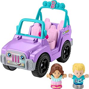 3-Piece Fisher Price Little People Barbie Beach Cruiser Jeep $10.99 + Free Shipping