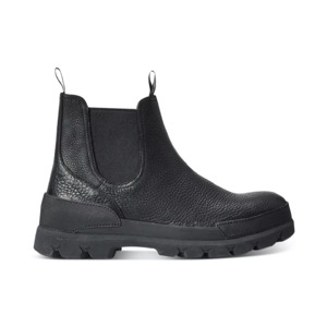 Polo Ralph Lauren Men's Oslo Tumbled Leather Chelsea Boots (Black) $63.13 + Free Shipping