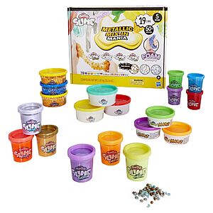 19-Piece Play-Doh Slime and Foam Metallix Mix-In Mania Set $6.11 + Free Shipping w/ Walmart+ or on $35+ $7.04