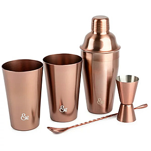 5-Piece Thyme & Table Stainless Steel Mixology Bar Kit (Gold) $9.68 + Free S&H w/ Walmart+ or $35+