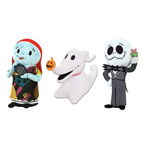 3-Pack 6" Nightmare Before Christmas Stylized Bean Plush Toys $10.22 ($3.40 Each) + Free Shipping w/ Walmart+ or on $35+
