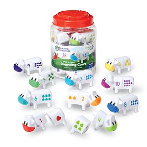 20-Piece Learning Resources Snap-n-Learn Counting Cows Toy Set $  11.50 + Free Shipping w/ Prime or on $  35+