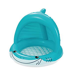 40" Play Day Inflatable Shark Shade Baby Splash Pool $9.98 + Free S&H w/ Walmart+ or $35+
