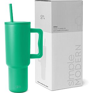 40-Ounce Simple Modern Tumbler w/ Handle and Straw Lid (Various Colors) $23.99 + Free Shipping w/ Prime or on $35+