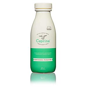 27.1-Ounce Caprina by Canus Legendary Bubble Bath w/ Fresh Goat Milk (Eucalyptus Mint) $  7.76 + Free Shipping w/ Prime or on $  35+