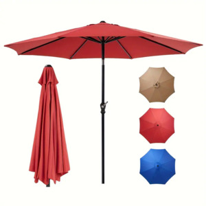 9-Feet Outdoor Patio Umbrella (3 Colors) $23.79 + $3 Shipping