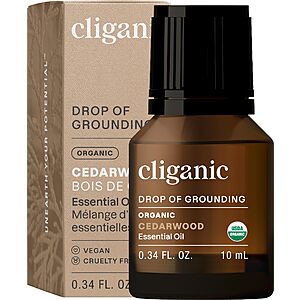 Cliganic Organic Cedarwood Essential Oil (Various Scents) from $  5.59 + Free Shipping w/ Prime or on $  35+