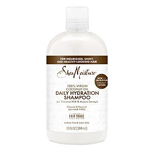13-Ounce SheaMoisture Daily Hydration Shampoo w/ Coconut Milk and Acavia Senegal $5.07 w/ S&S + Free Shipping w/ Prime or on $35+