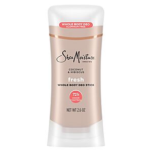 2.6-Ounce SheaMoisture Whole Body Deodorant Stick 72h Odor Control Fresh Aluminum Free $4.49 w/ S&S + Free Shipping w/ Prime or on $35+