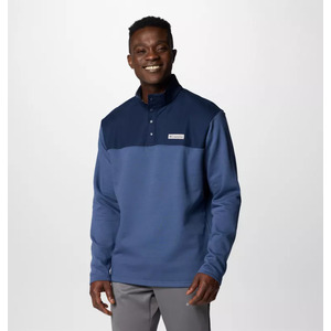 Columbia Apparel: Men's Pitchstone Overlay Half Snap Pullover $20, Women's Burr Trail Long Hoodie $24, More + Free Shipping
