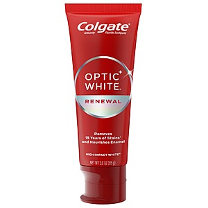 3 oz Colgate Optic White Renewal Toothpaste $3.60 w/ Subscribe & Save