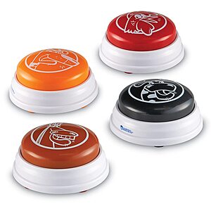 4-Piece Learning Resources Barnyard Buzzers (Dog, Cow, Rooster, Horse) $8.94 + Free Shipping w/ Prime or on $35+