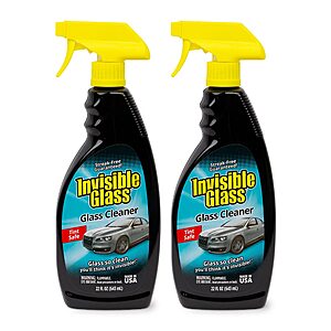 2-Pack 22-Oz Invisible Glass Premium Glass and Window Cleaner .50 w/ Subscribe & Save