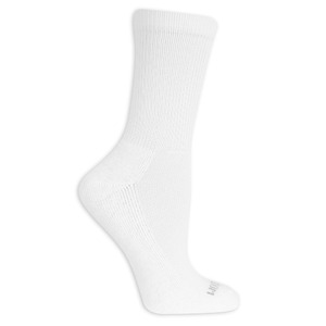 10-Pair Fruit of the Loom Women's Everyday Cushion Crew Socks (White) 
