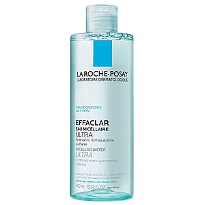 13.52-Ounce La Roche-Posay Effaclar Micellar Cleansing Water Toner for Oily Skin $9.49 + Free Shipping w/ Prime or on $35+