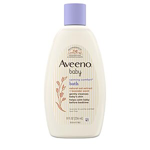 8-Ounce Aveeno Baby Calming Comfort Bath & Wash (Lavender & Vanilla Scent) $4.78 w/ S&S + Free Shipping w/ Prime or on $35+