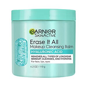 4.2-Ounce Garnier Erase It All Makeup Cleansing Balm with Hyaluronic Acid $8.39 w/ S&S + Free Shipping w/ Prime or on $35+