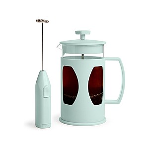 Tasty French Press and Frother Coffee Set $9.99 + Free Shipping w/ Prime