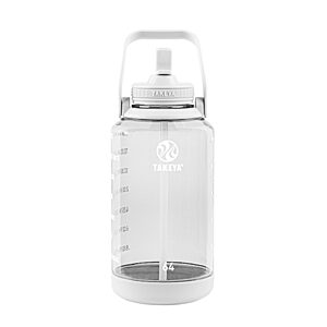 64-Ounce Takeya Tritan Motivational Water Bottle (Cloud White) $13.99 + Free Shipping w/ Prime or on $35+ or FS w/ Best Buy