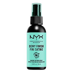 [Prime] 2.03-Ounce NYX PROFESSIONAL MAKEUP Dewy Finish Long Lasting Makeup Setting Spray $5.95 w/ S&S + Free Shipping