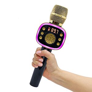 Singing Machine The Mic 2.0 Wireless / Bluetooth Carpool Karaoke Microphone $7.25 or less 
