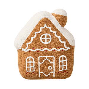 16" x 14" My Texas House Gingerbread House Shaped Decorative Pillow $8 + Free S&H w/ Walmart+ or on $35+