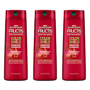 12.5-Ounce Garnier Fructis Color Shield Shampoo 3 for $7.79 ($2.60 Each) + Free Shipping w/ Prime or on $35