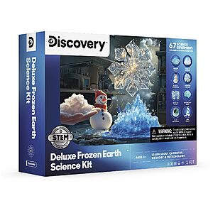 Discovery Frozen Earth STEM Chemistry Lab Science Kit w/ 67 Experiments  $12.61 + Free Shipping w/ Prime or on $35+