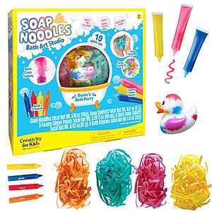 Creativity for Kids Soap Noodles Bath Art Studio $12.84 + Free Shipping w/ Prime or on $35+