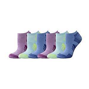 6-Pair Amazon Essentials Women's Performance Breathable Athletic No-Show Socks (Size 6-9, Multicolor/Solid/Stripe) $4.65 w/ S&S + Free Shipping w/ Prime or on $35+
