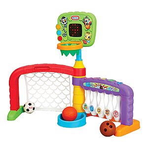 Little Tikes 3 in 1 Sports Zone Outdoor Toy w/ Basketball, Soccer & Bowling for Toddlers $31 + Free Shipping w/ Prime or on $35+