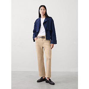 Banana Republic Women's Kick Flare High-Rise Vegan Suede Cropped Pant $13.48 + Free Shipping on $50+