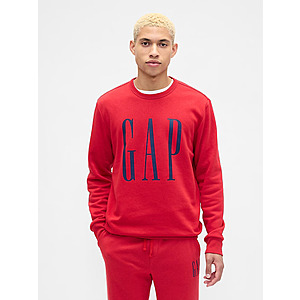 Gap Men's Logo Sweatshirt (Modern Red) $11.50 + Free S&H