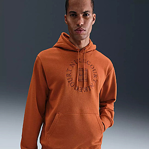 Nike Men's NikeCourt Heritage Dri-FIT French Terry Tennis Pullover Hoodie (Dark Russet) $26.97 + Free Shipping on $49