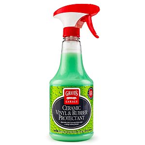 22-Oz Griot's Garage Ceramic Vinyl & Rubber Protectant $11 