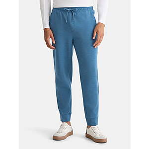 Athletic Works Men's and Big Men's Fusion Double Knit Joggers Pants (Sizes S-5XL, 2 Colors) from $6.50 + Free Shipping w/ Walmart+ or on $35+