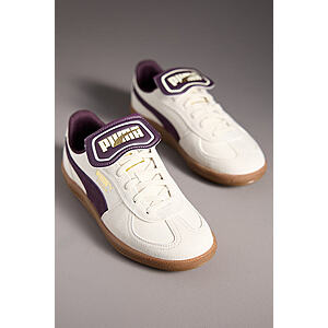 Puma Men's or Women's Palermo Sneaker (Alpine Snow/Midnight Plum) $29.97 + Free Shipping on $50+