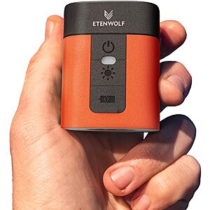 [Prime] ETENWOLF AIR 3 Electric Air Pump w/ 2600mAh Battery & 600-Lumen Camping Light $18.69 + Free Shipping