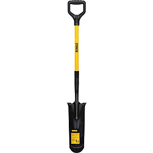 Select Locations: 32" DeWALT Fiberglass D-Handle Drain Spade $10 + Free S&H
